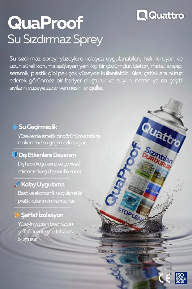 Quattro QuaProof Su Sızdırmaz Sprey